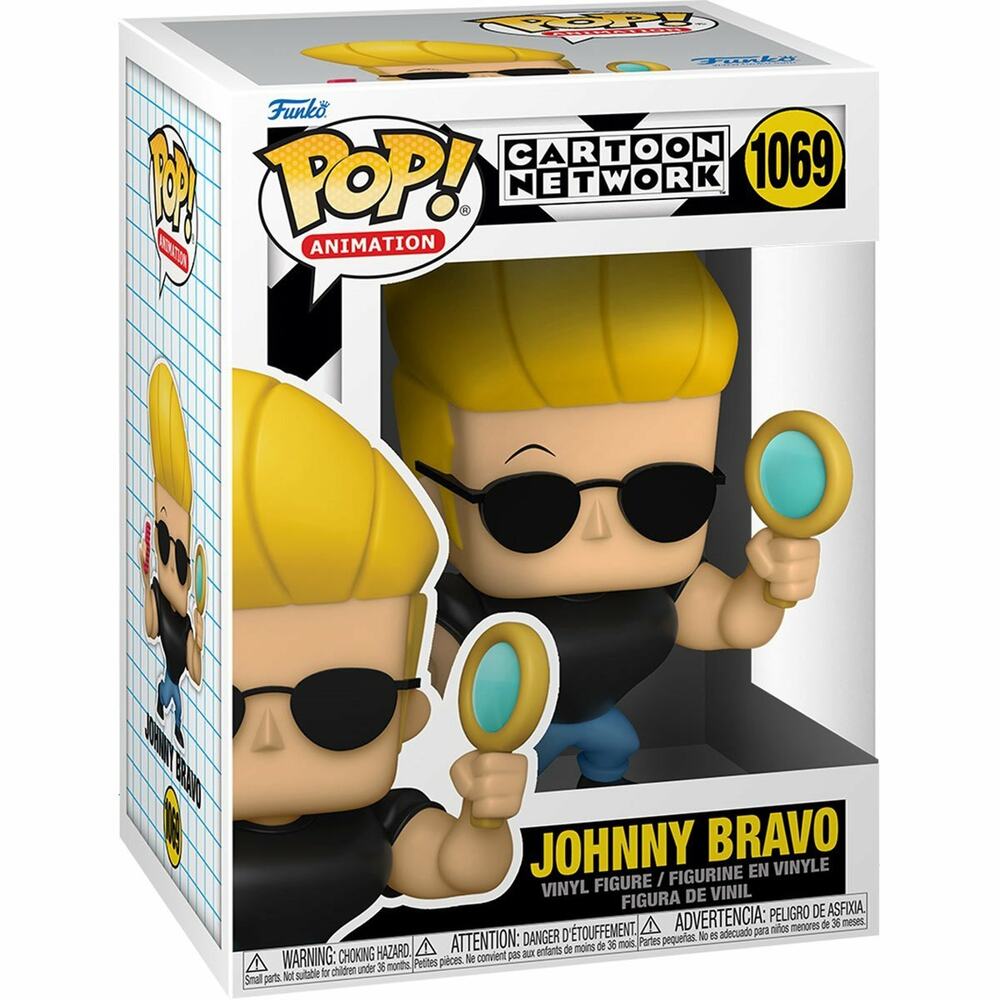 Funko Pop Animation Johnny Bravo Johnny with Mirror & Comb FUKO57789 DBL BOX